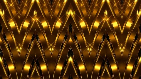 Golden Lines background Video stock 102424686