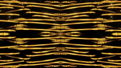 Golden Lines background Video stock 102427014