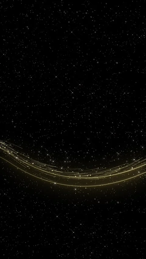 Golden lines led wave award empty Abstract luxury background with golden lines Stock Footage 313759941