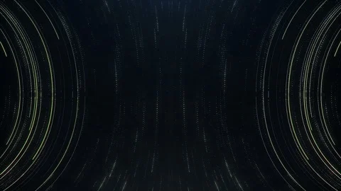 Golden Lines Particles Background Video stock 247571307