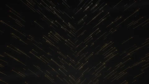 Golden Lines Particles Background Video stock 247572329