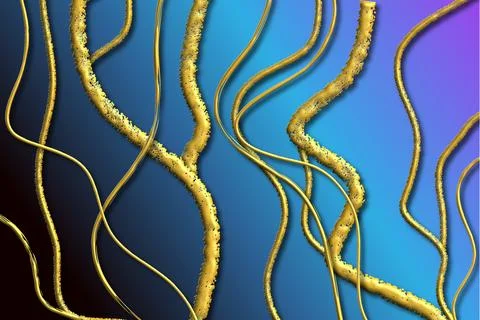 Golden lines pattern background. Luxury gold Line arts wallpaper. Design for Stock Illustration