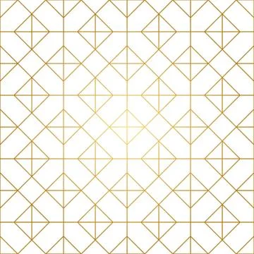 Golden Lines Seamless Pattern Stock Illustration
