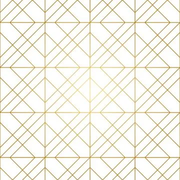 Golden Lines Seamless Pattern Stock Illustration