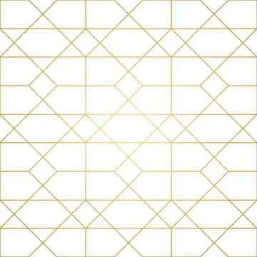 Golden Lines Seamless Pattern Stock Illustration