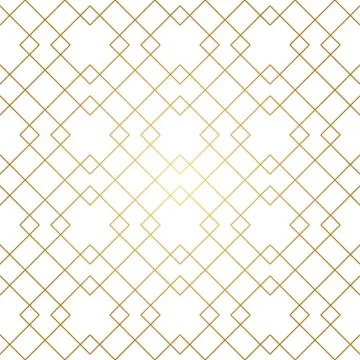 Golden Lines Seamless Pattern Stock Illustration