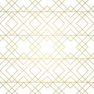 Golden Lines Seamless Pattern Stock Illustration