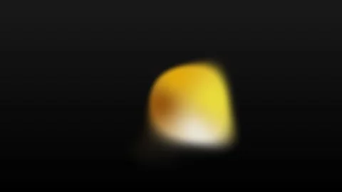 Golden liquid blobs morphing in dark cinematic motion with selective focus Stock Footage 342421795