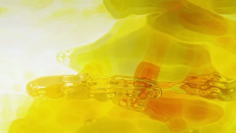 Golden Liquid Light Abstract Flow Stock Footage 282472534