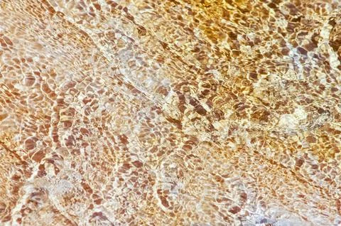 Golden liquid Foto stock
