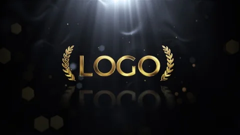 Golden Logo Stock After Effects