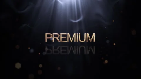 Golden Logo or Text Reveal Stock After Effects