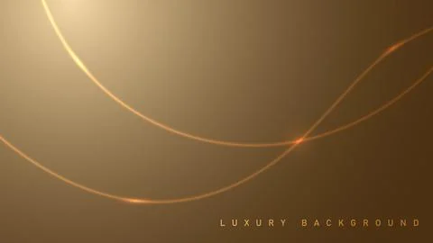 Golden Luxury Background with Subtle Light Streaks Ilustración de archivo