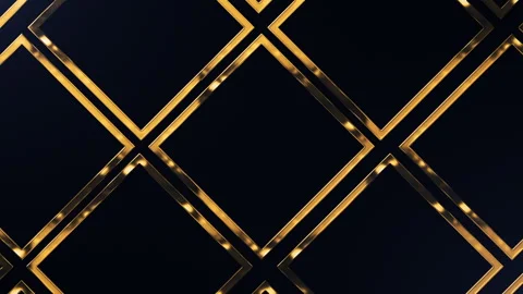 Golden Luxury Frame Background Video stock 247493961