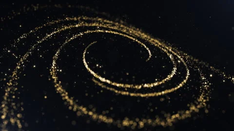 Golden Luxury Particles Background Video stock 247467168