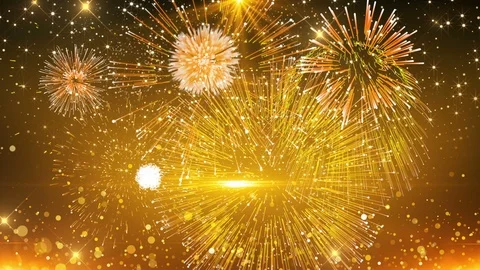 Golden magic light background Vidéo 121504952