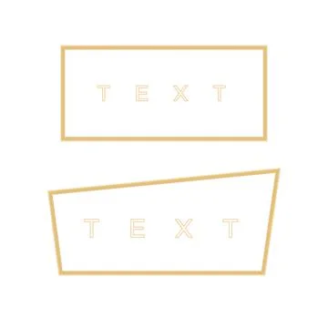 Golden magic light frames. Borders and nightclub banners vector illustration Illustrazione stock