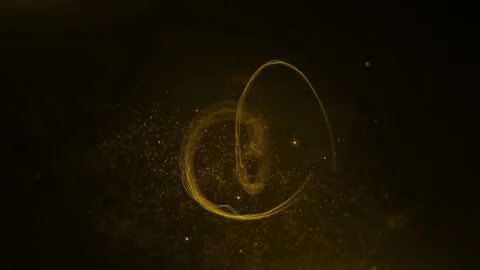 Golden Magic Strokes Backgrounds 2 Stock-Footage 201221712