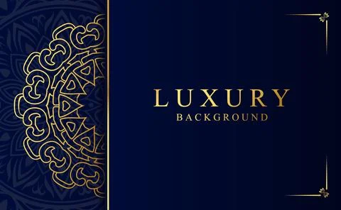 Golden mandala design background vector illustration Stock Illustration