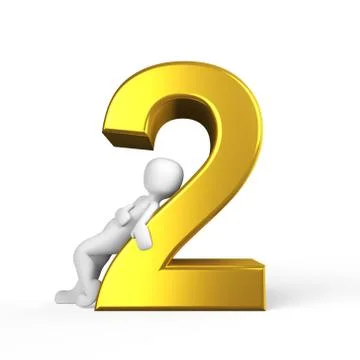 Golden mark 2 Stock Illustration