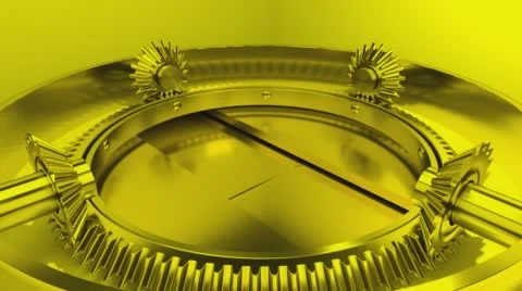 Golden Mechanic Stock Footage 59875213