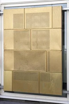 Golden Metal Structure Stock Photos