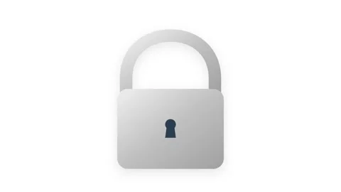 Golden Metallic Key Unlocking Silver Security Padlock with Radiant Glow Effec Видео 346006888