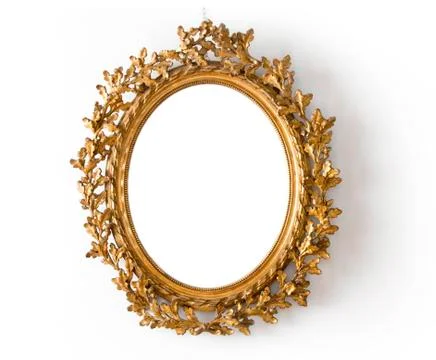 Golden mirror Stock Photos
