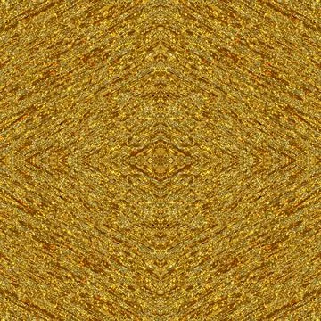 Golden mirror seamless texture with diagonal noise. The rough surface.  Stock Illustration