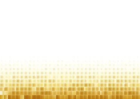 Golden mosaic background Stock Illustration
