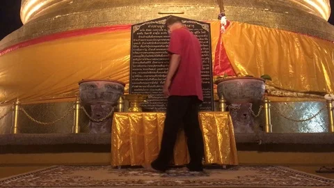 Golden Mountain Temple Stock Footage 92460068