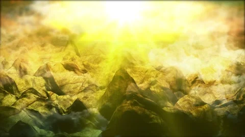 Golden Mountains Background 動画素材 61041181