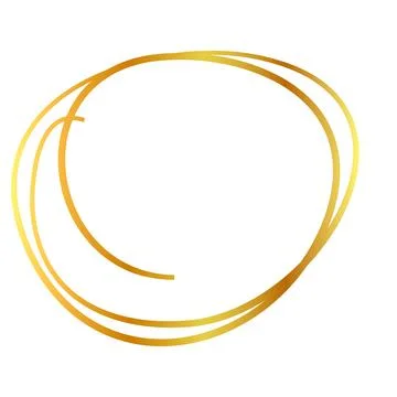 Golden multiple line Circle Frame for Certificate, Placard Go Xi Fat Cai, I.. Stock Illustration