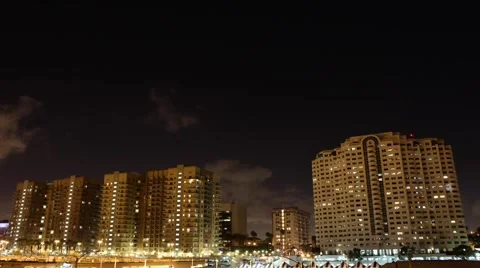 Golden Night Skyline 動画素材 2287396