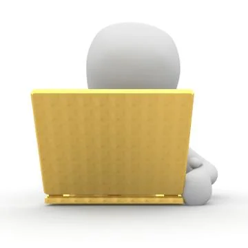 Golden notebook Stock Illustration