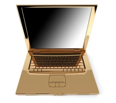 Golden notebook Stock Photos