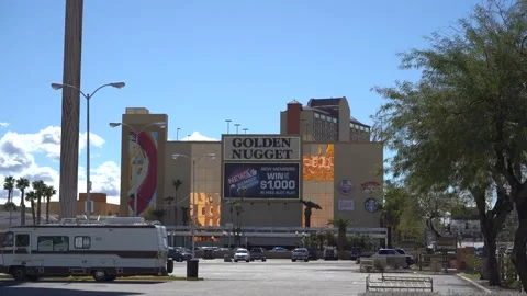 Golden Nugget Casino Laughlin NV - Colorado River 2019 01 Stock Footage 171252257