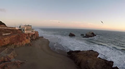Golden Ocean Coast Video stock 52080134