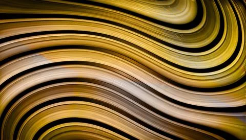 Golden Olive Abstract Flowing Wave Stripes Luxury Background Stock Illustration