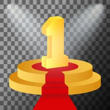 Golden one Stock Illustration