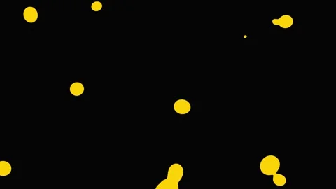 Golden Orbs Floating Through Darkness With Cinematic Motion For Abstract Ba.. Stock Footage 340948916