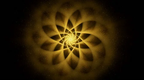 Golden Ornamental Round Pattern, Mandala Animation, Festive Background Stock-Footage 50424642