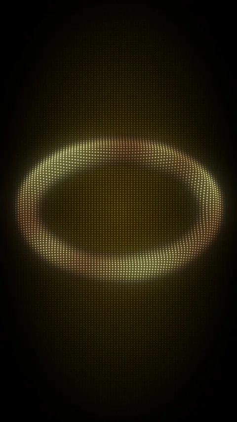 Golden Oval Frame With Rotating Animation Stock Footage 333261004