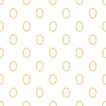 Golden ovals pattern creating elegant seamless background イラスト素材