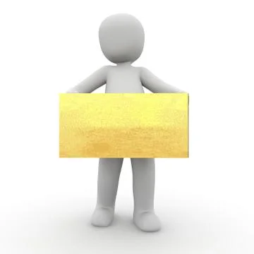 Golden packet 4 Stock Illustration