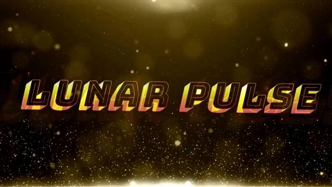 Golden particle background with animated text reveal with evoking sense Vídeo Stock 338387550