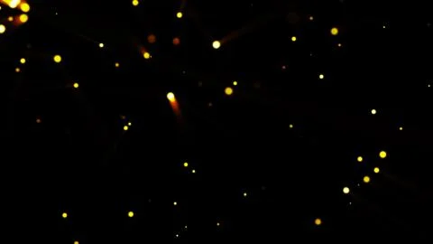 Golden particle background Stock Illustration