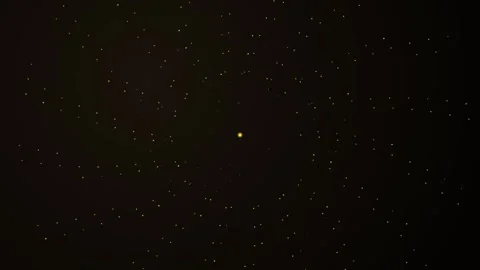 Golden Particle Cosmos Loop - Expanding Twinkling Deep Space Backdrop Video stock 341786776