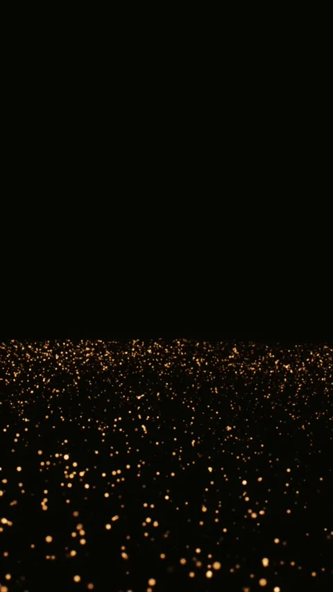 Golden Particle Field Stock Footage 310965452