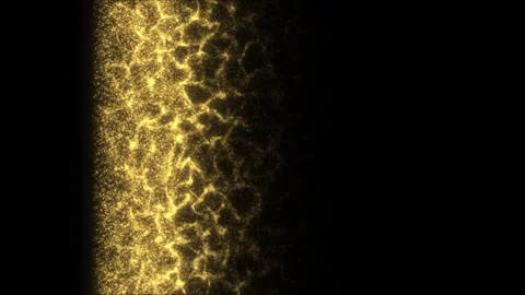 Golden Particle Flow Transition 動画素材 280026112